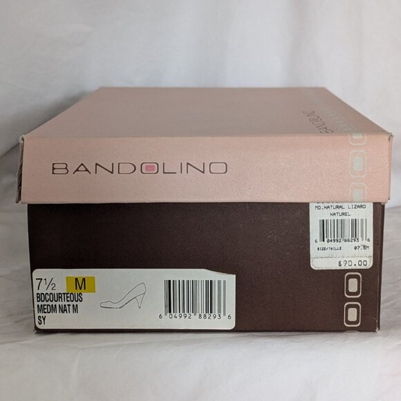 BANDOLINO Courteous Lizard Pumps Women's Size 7.5 - Picture 6 of 6